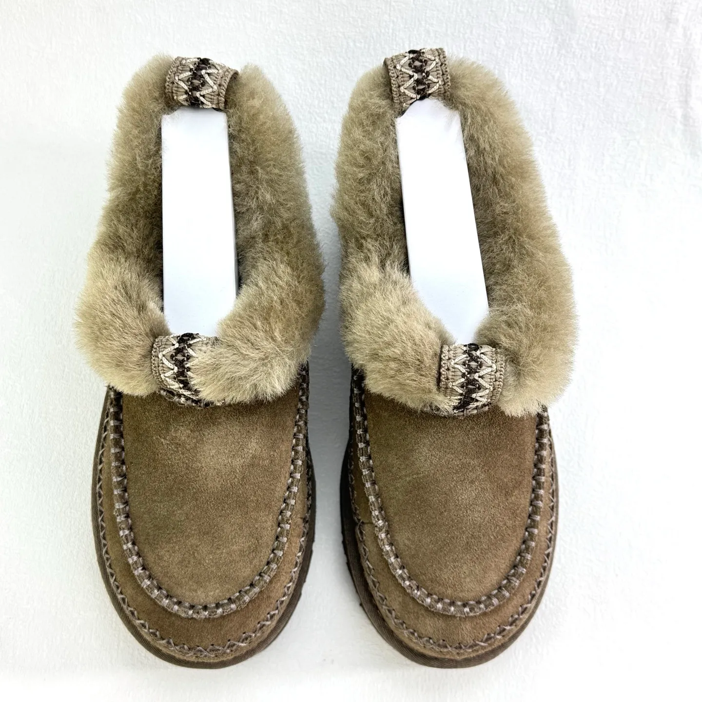 Local 💰600 Thick-soled Alpine Series# Hand-stitched design High mercerized cow suede➕Fur integrated lining Size 35 36 37 38 39 40